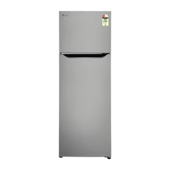 GLT2926PDPZ LG 288 L Double Door Refrigerator, Smart Inverter Compressor, Convertible, Shiny Steel, 2 Star