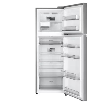 GLT3426SNPZ LG 343L Double Door Refrigerator, Convertible, Smart Diagnosis™, Shiny Steel, 2 Star