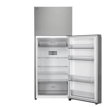 GLT4026SNPZ LG 398L, Double Door Refrigerator, Smart Diagnosis™, Convertible, Shiny Steel Finish, 2 Star