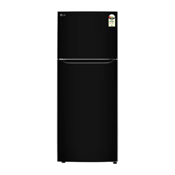 GLT4416CCES LG 446L Double Door Refrigerator, Convertible, Smart Diagnosis™, DoorCooling+™, Ebony Sheen Finish, 1 Star