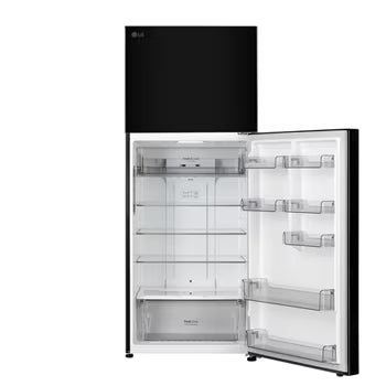 GLT4416CCES LG 446L Double Door Refrigerator, Convertible, Smart Diagnosis™, DoorCooling+™, Ebony Sheen Finish, 1 Star