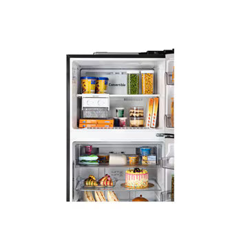 GLT4416CCES LG 446L Double Door Refrigerator, Convertible, Smart Diagnosis™, DoorCooling+™, Ebony Sheen Finish, 1 Star