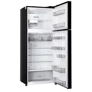 GLT4416CCES LG 446L Double Door Refrigerator, Convertible, Smart Diagnosis™, DoorCooling+™, Ebony Sheen Finish, 1 Star