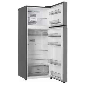 GLT4626TMPZ LG 466L 2-Star Double Door Refrigerator with Smart Inverter Compressor, Door Cooling™ in Shiny Steel Finish