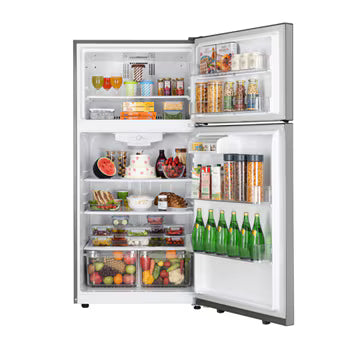 GLT6816ODPZ LG 674L Double Door Refrigerator with Smart Inverter Compressor and Multi-Air Flow, Shiny Steel Finish, 1 Star