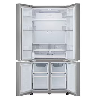 GV-B23FFLMB LG 574L French Door Refrigerator, Fresh Converter+, Wi-Fi Convertible, DoorCooling+ , Prime Silver, 3 Star