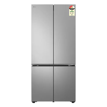 GV-B23FFLMB LG 574L French Door Refrigerator, Fresh Converter+, Wi-Fi Convertible, DoorCooling+ , Prime Silver, 3 Star