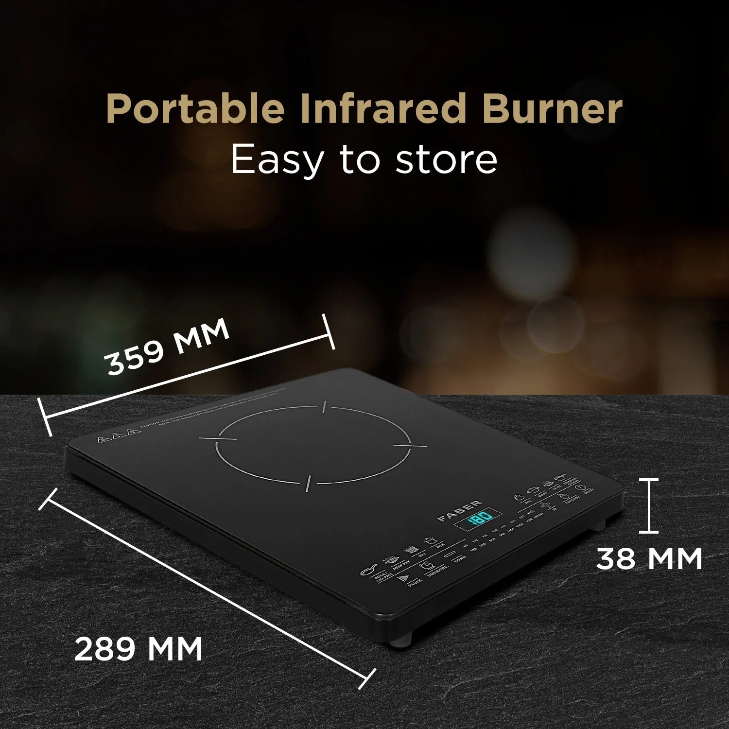 INDUCTION FIP REMO BK 1800 W