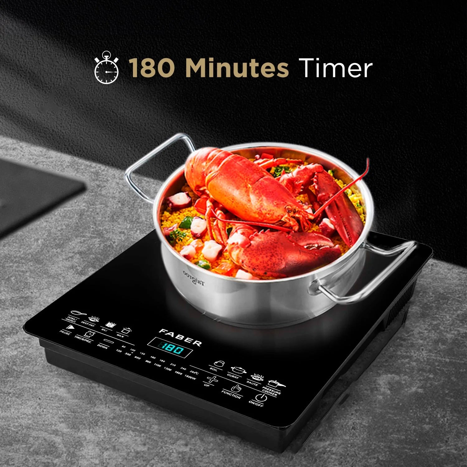 INDUCTION FIP REMO BK 1800 W