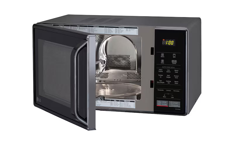 LG MC2146BG 21 L Convection Microwave Oven | Intellowave Technology | 151 Auto Cook Menus Glossy Black