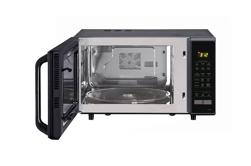 LG 28 L All-In-One Convection Microwave Oven with 251 Auto Cook Menu, Quartz Heater, Health Plus Menu, Black