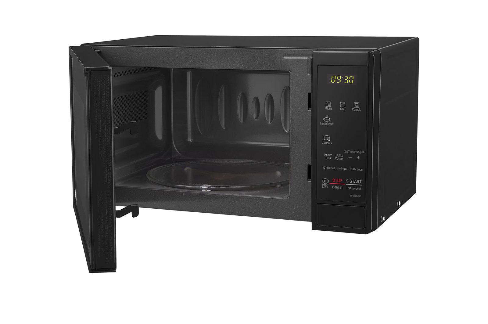LG 20 L Microwave Oven Grill with Glass Door, i-wave technology, Quartz Heater, Anti-Bacterial Cavity, Black