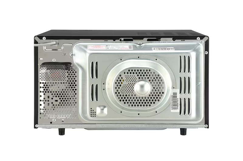 LG 28 L Charcoal Convection Microwave Oven with Charcoal Lighting Heater, Diet Fry, Motorised Rotisserie, Floral Black