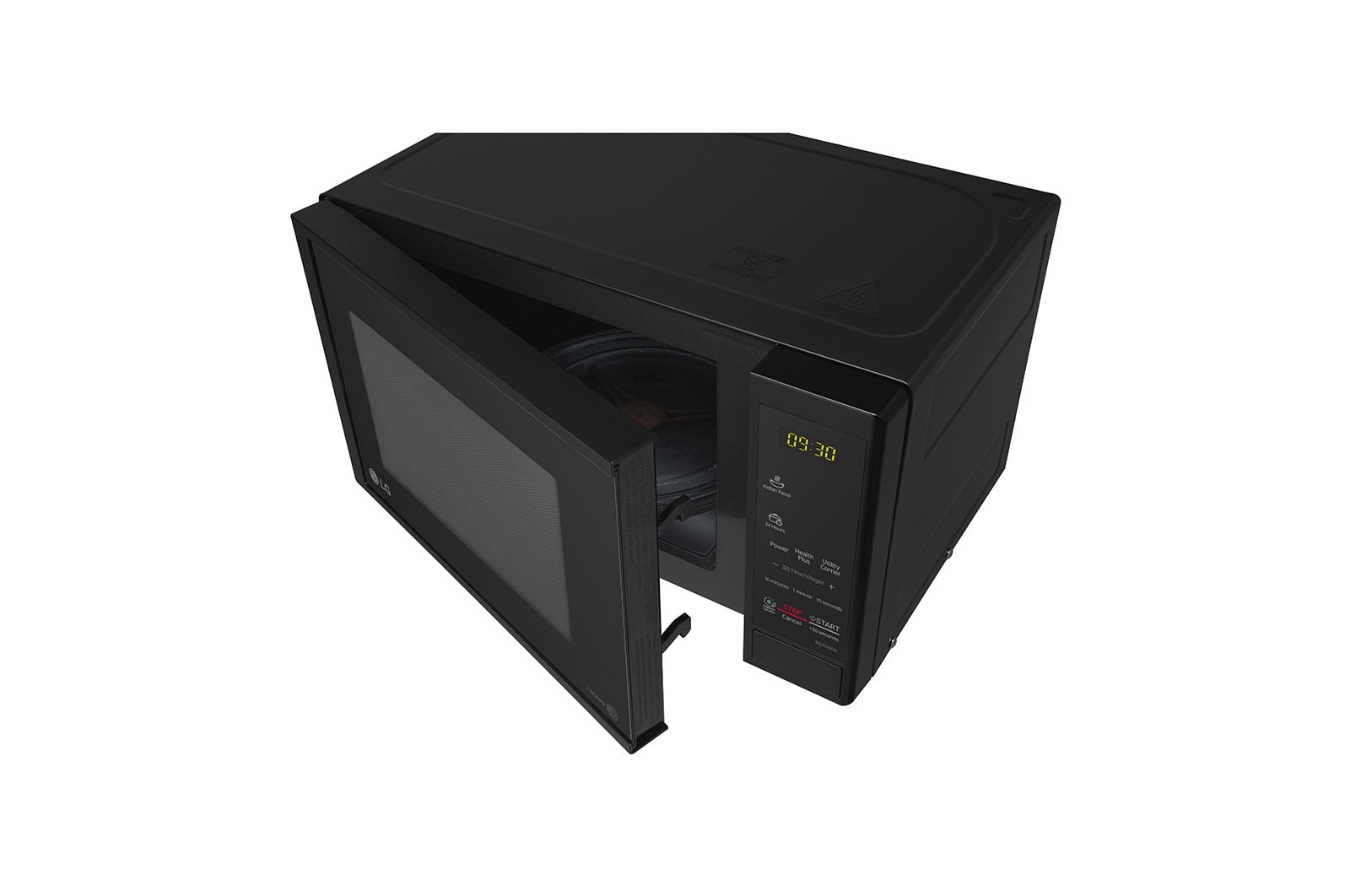 LG 20 L MS2043DB Solo Microwave Oven with Glass Door, i-wave technology, Anti-Bacteria Cavity, Black Color