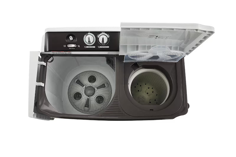 LG 10Kg Semi Automatic Washing Machine, Roller Jet Pulsator, Dark Grey, 5 Star
