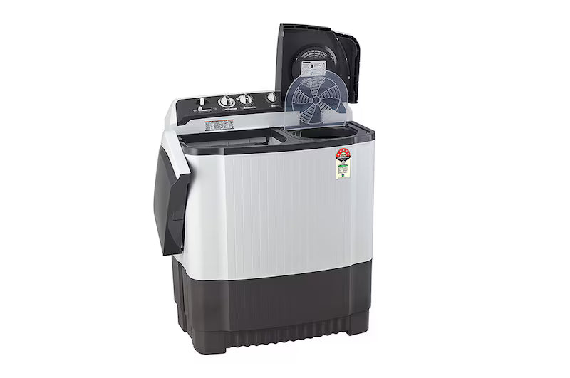LG 7.5 Kg Semi Automatic Washing Machine, Roller Jet Pulsator, 3 Wash Programs, Dark Grey, 5 Star