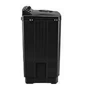 P8535SLMZ LG 8.5Kg Semi Automatic Top Load Washing Machine, Roller Jet Pulsator + Soak, Full Black,5 Star