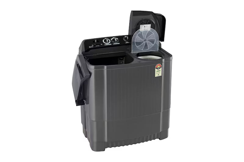 LG 9.5Kg Semi Automatic Washing Machine, , Roller Jet Pulsator + Soak, Rat Away, Middle Black, 5 Star