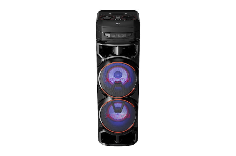 LG XBOOM RNC9, Double Super Bass Boost, Powerful Sound, Karaoke Bluetooth Party Speaker
