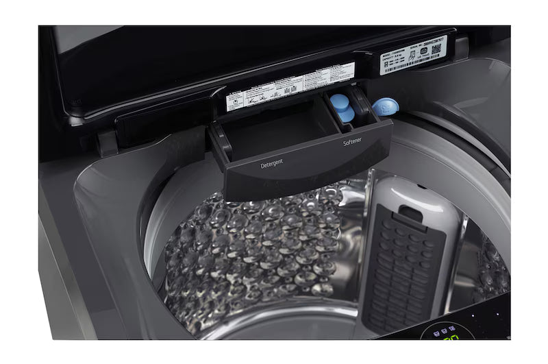 THD10NWM LG 10Kg Top Load Washing Machine, AI Direct Drive™, Turbowash, Middle Black, 5 Star