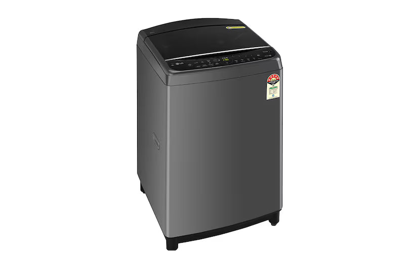 THD10NWM LG 10Kg Top Load Washing Machine, AI Direct Drive™, Turbowash, Middle Black, 5 Star