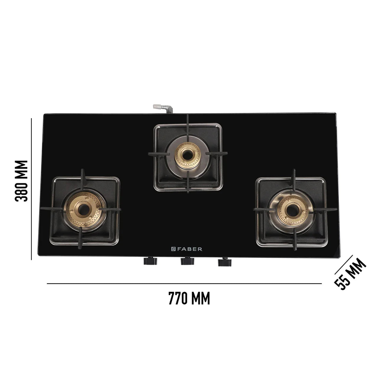 Cooktop Remo 3BB BK