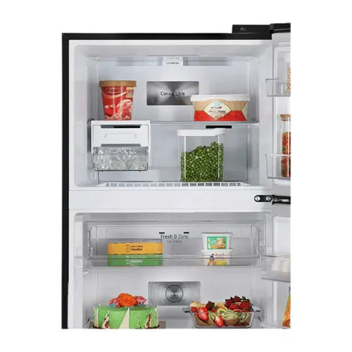 GLT4026SNBM LG 398L Frost Free Double Door Convertible Refrigerator | Smart Inverter | Multi Air Flow | Auto Smart Connect