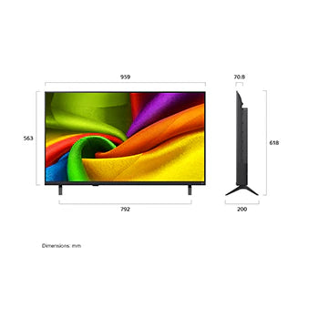 108 cm (43) LG NANO 4K UHD AI 43NU880BPLA UHD TV with α7 AI Processor 4K Gen9, with Dolby Atmos 2026