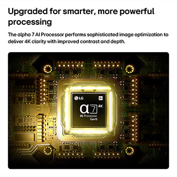108 cm (43) LG NANO 4K UHD AI 43NU880BPLA UHD TV with α7 AI Processor 4K Gen9, with Dolby Atmos 2026