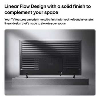 108 cm (43) LG NANO 4K UHD AI 43NU875BPLA UHD TV with α5 AI Processor 4K Gen9, with HDR10 2026