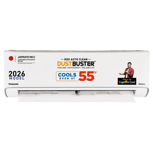 Panasonic 1.5 Ton 3 Star Inverter Split AC | Copper Condenser | 8-in-1 Convertible | PM 0.1 Filter | 4-Way Swing | High Ambient Cooling (CSEU18CKY3XFH, 2026 Model)