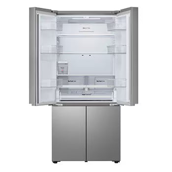 GV-F25FFLJB LG 604L French Door Refrigerator, Water Dispenser, Fresh Converter+, DoorCooling+™, Prime Silver Finish, 2 Star