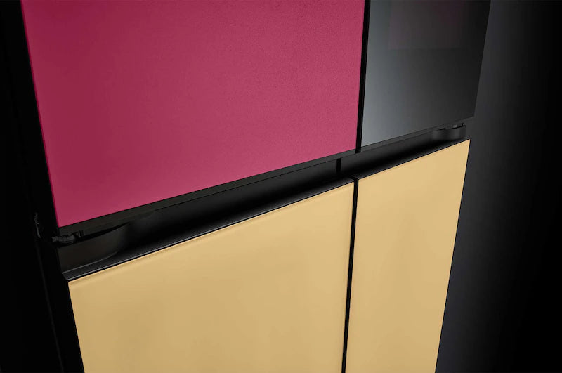 LG 617L, French Door, MoodUP® Refrigerators, Objet Collection, 3 Star