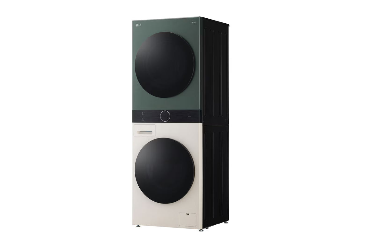 LG 13 kg (Wash) / 10 kg (Dry) WashTower™ with AI Direct Drive™, Dual Inverter Heat Pump™, 5 Star FWT1310BG