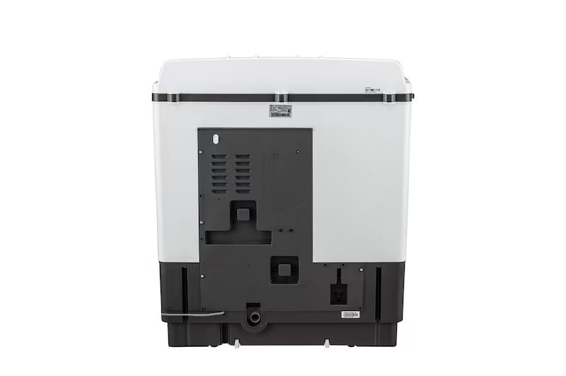 LG 7Kg Semi Automatic Washing Machine, Rat Away Technology, Dark Grey, 5 Star