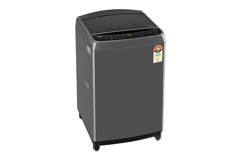 LG 12Kg Top Load Washing Machine, AI Direct Drive™, In-built Heater, Middle Black, 5 Star