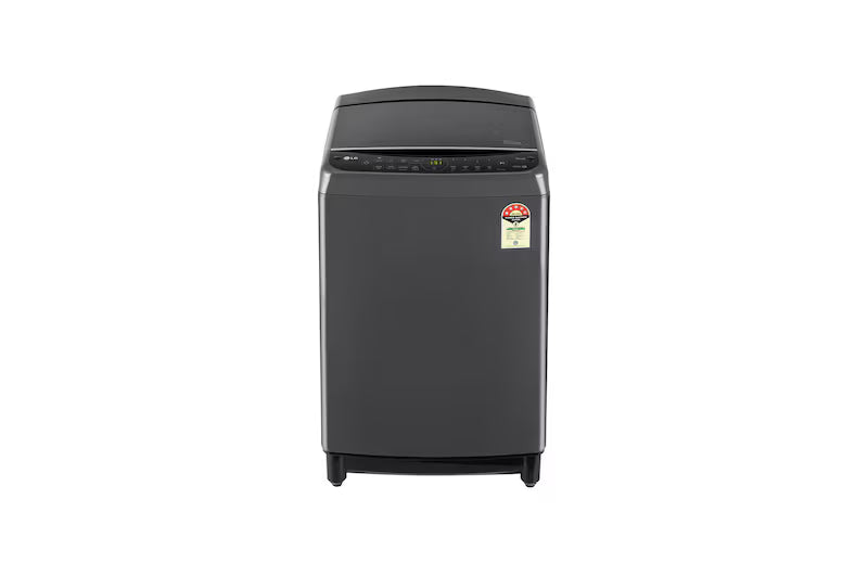 LG 12Kg Top Load Washing Machine, AI Direct Drive™, In-built Heater, Middle Black, 5 Star