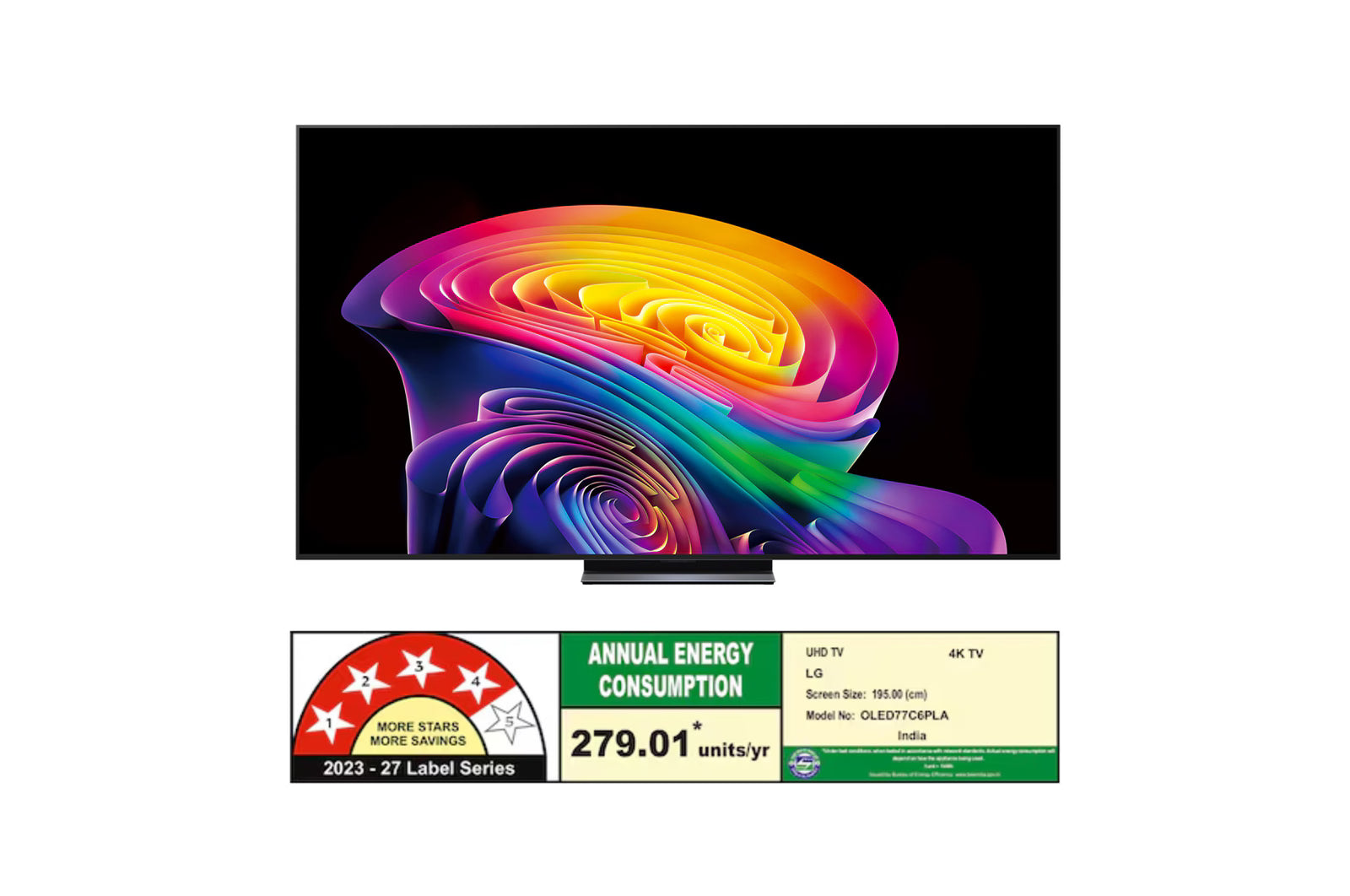 195cm (77) LG OLED evo AI C6 4K Smart TV 2026