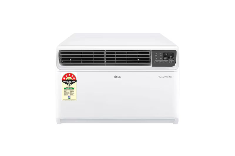 LG 5 Star (1.5) Window AC, Convertible 4-in-1 Cooling, Dual Inverter Compressor, 100% Copper Tubes, 5.0 kW, 2026 Model