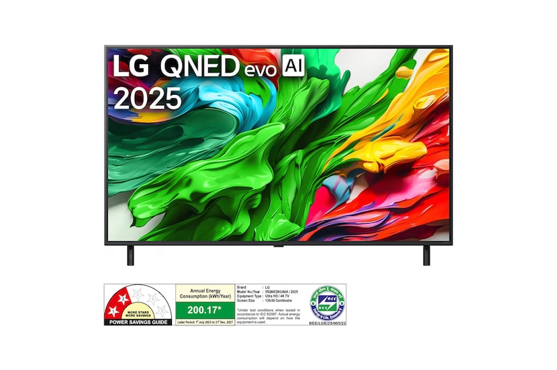 LG 139cm (55) QNED MiniLED AI TV (QNED92),α8 AI Processor 4K Gen2, 144 Hz VRR Refresh Rate, AI Picture Pro with Dolby Vision & Atmos
