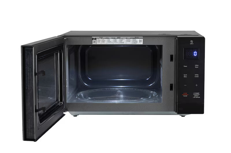 LG 30 L Solo Microwave Oven with Glass Door, i-wave technology, Anti-Bacteria Cavity, Black Color