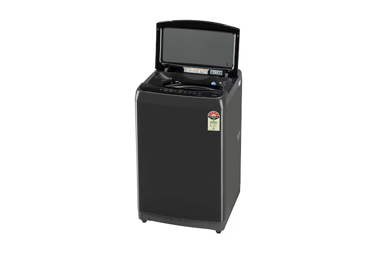 LG 9Kg Top Load Washing Machine, Smart Inverter Motor, In-built Heater, Middle Black, 5 Star