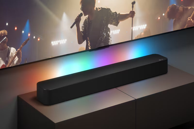 LG Soundbar SF1A Compact Size| 2 Channel|Dual Internal Speakers|Mood Lighting