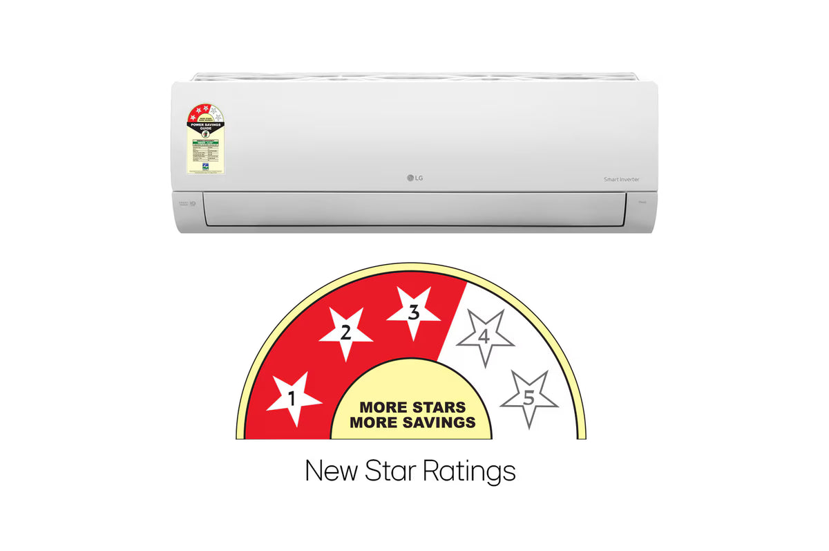 LG 3 Star (1.5) Split AC, AI Convertible, Auto Clean, Gold Fin+, Diet Mode+, Viraat Mode, 5.0 kW, 2026 Model