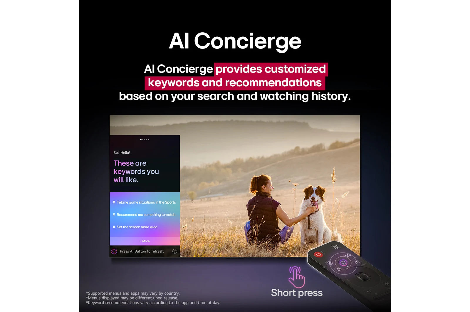 LG 189cm (75) QNED 8BA Smart TV with α7 AI Processor 4K Gen8, Filmmaker Mode with Dolby Atmos