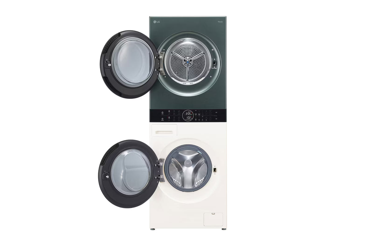 LG 13 kg (Wash) / 10 kg (Dry) WashTower™ with AI Direct Drive™, Dual Inverter Heat Pump™, 5 Star FWT1310BG