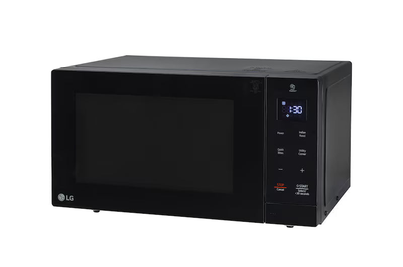 LG 30 L Solo Microwave Oven with Glass Door, i-wave technology, Anti-Bacteria Cavity, Black Color