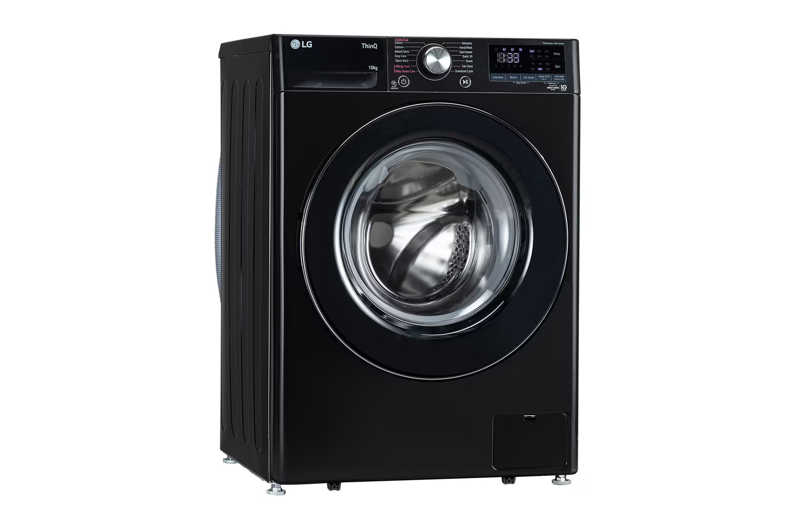 LG 10 KG Front Load Washing Machine, FHP1210Z3O Smart Diagnosis, AI Direct Drive™, 6 Motion DD, Onyx Black, 5 Star