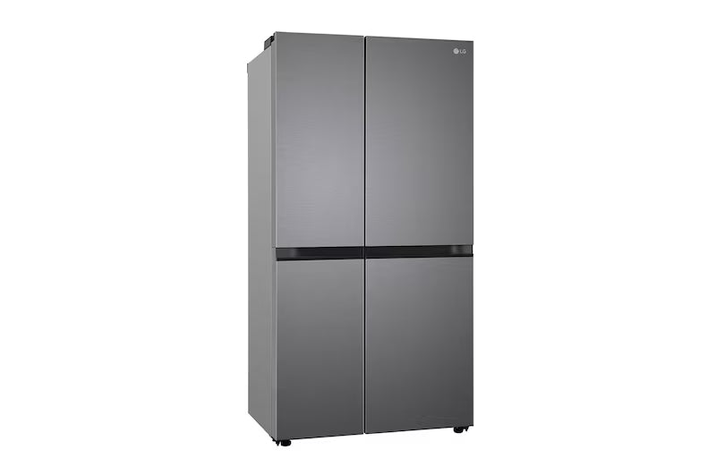 B257JDS3 LG 650L Side-by-Side Refrigerator, Convertible, Multi-Air Flow, Smart Diagnosis™, Dazzle Steel, 3 Star
