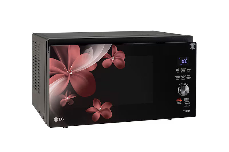 LG 32 L Scan-To-Cook Charcoal Microwave Oven, Wi-Fi, Diet Fry™, 360° Motorised Rotisserie, Healthy Heart™, Black